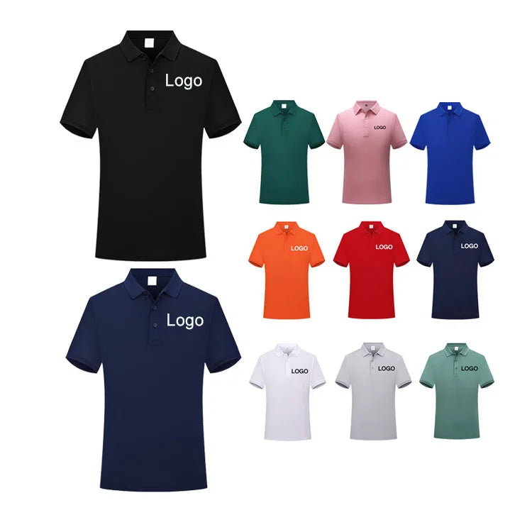 Custom Embroidery Printing 100% Polyester Men Golf Polo Shirt Custom Logo Polo T Shirt Printing Plus Size Men's Polo Shirts