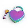 Nolvo World 56*44mm High-End Metal Hardware Accessories Love Buckle Lock Direct Couple Wishing Lock for Women Handbags