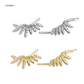 FUAMAY Fashion Wholesale Mini Spike Ear Crawler Cuff Earrings Ear Climber Earrings Women