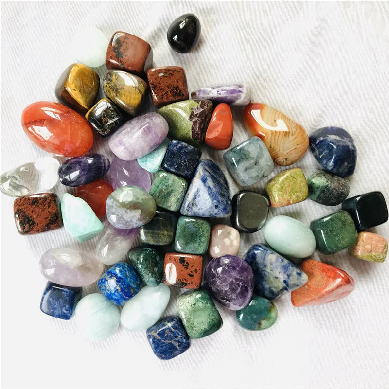 Wholesale Natural Crystal Tumbled Various Crystal Tumbled Stone Natural Crystal Gravel for Home Decoration Pendant
