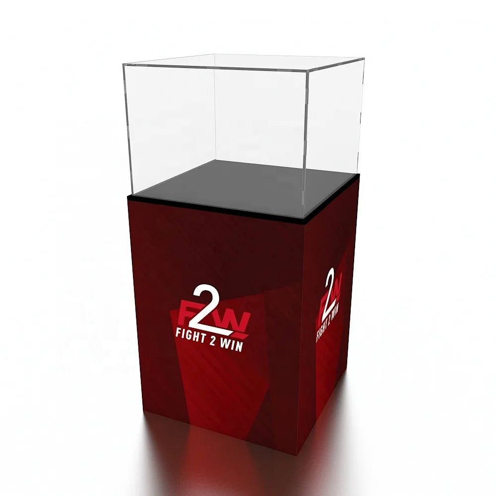 Boutique Display Cabinet LED Backlit Booth Stand Jewelry Promotion Show Museum Showcase Trade Show Acrylic Box Case