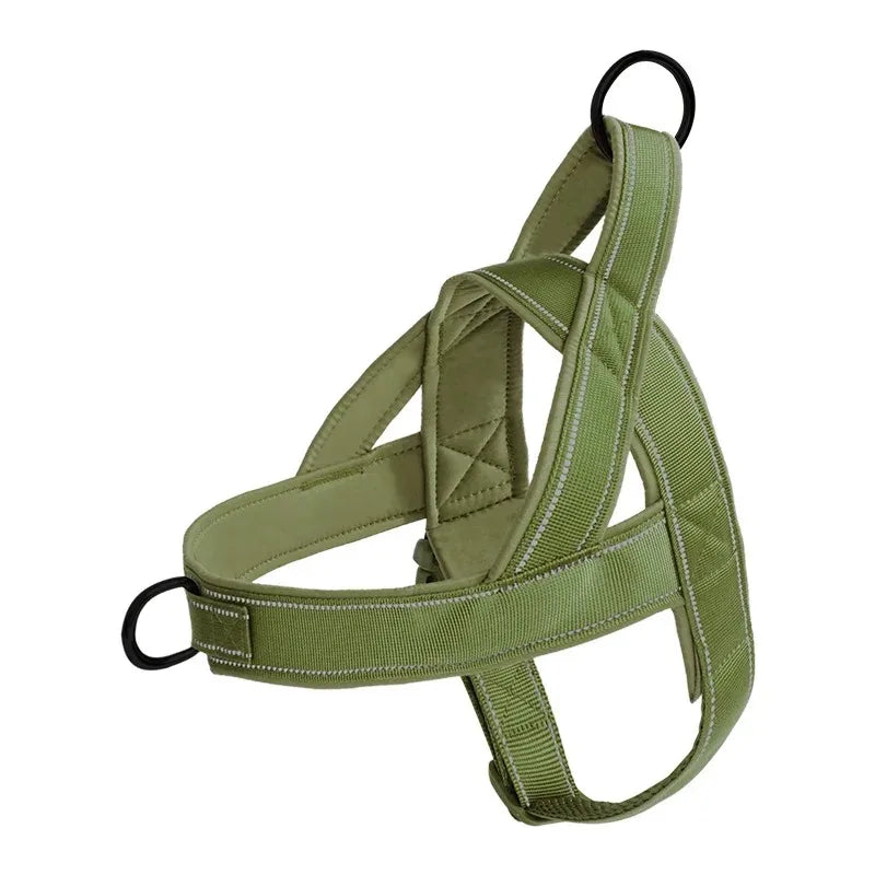 Manufacturer Wholesale Pet Harness Adjustable Tactical Pet Harness Reflective No Pull Dog Harness with Soft Padded Handle