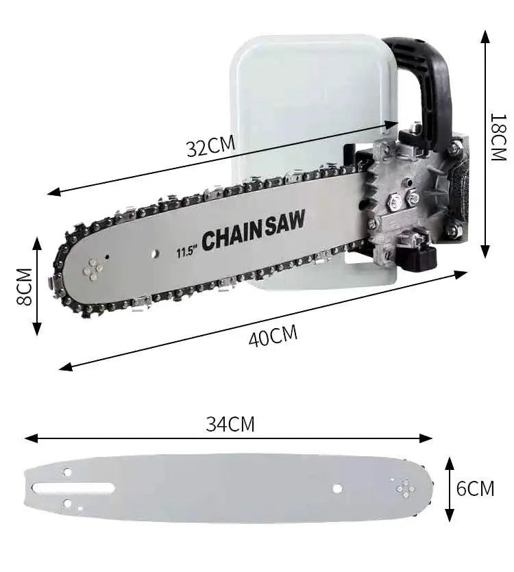 Industrial Grade 11.5 Inch Wood Cutting Chain Saw Hot Press Process OEM Customizable MegaBDM