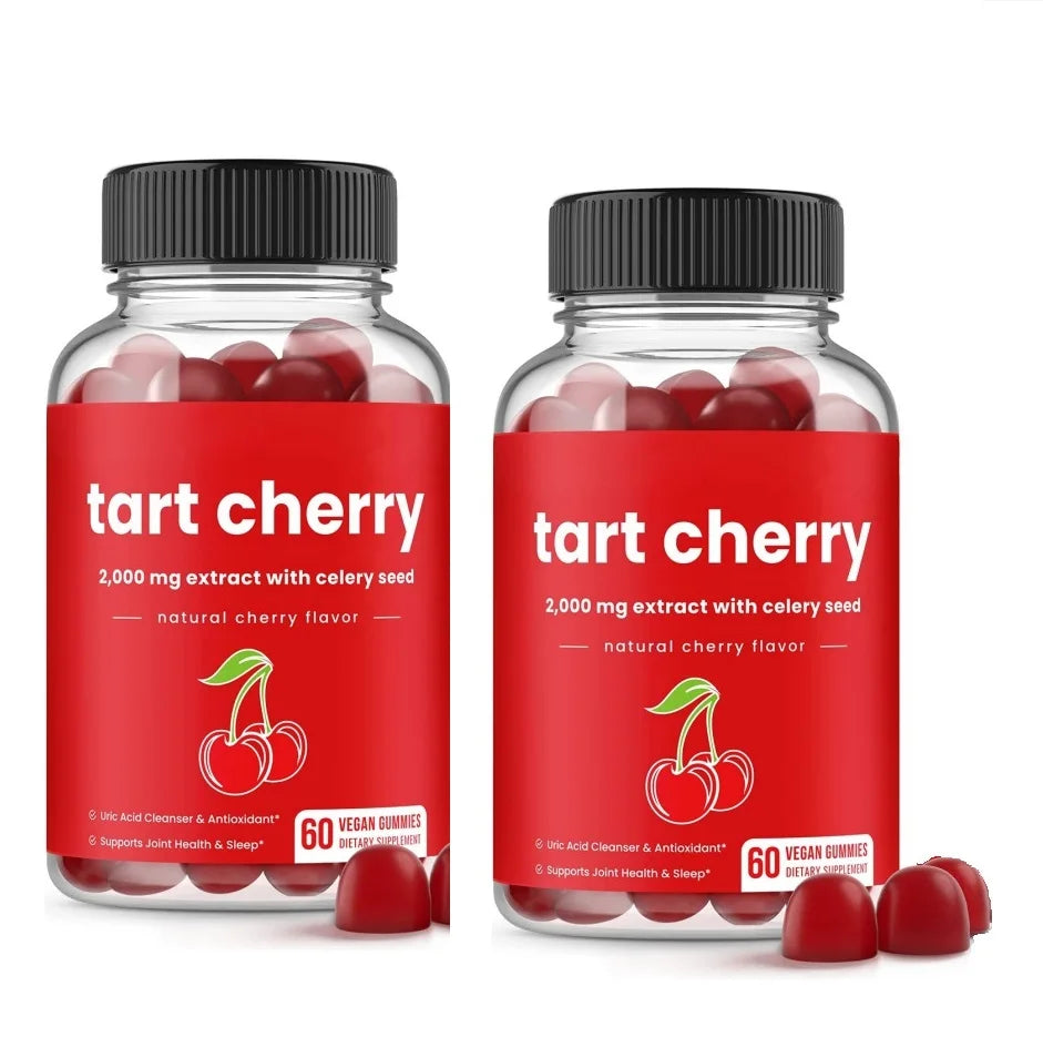 Muscle Recovery Juice Sour Powder Private Label Tart Cherry Gummies Supplements