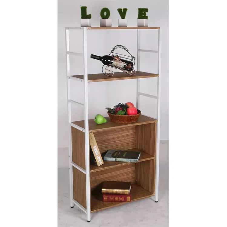 Bedside Cabinet Convertible Wooden Panel Modern Home Office Living Room Bedroom Bookcase with Drawer Display Rack