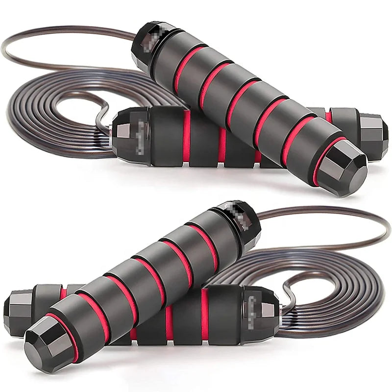 Wholesale 3M Cable Speed Jump Rope High Speed Bearing Thickened Foam Handle Cross-Fit Weighted Skipping Steel Wire Plastic