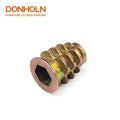 CN3425 Hexagonal Socket Screw-in Nut M6*15mm Dowel Inserts Bolt Fastener Lock Nuts Head Hex