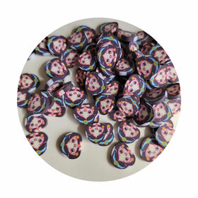 500G Polymer Clay Cartoon Princess Slices Sprinkles Anime Character Confetti for Slime Filler DIY Supplies Phone Nail Art Decor
