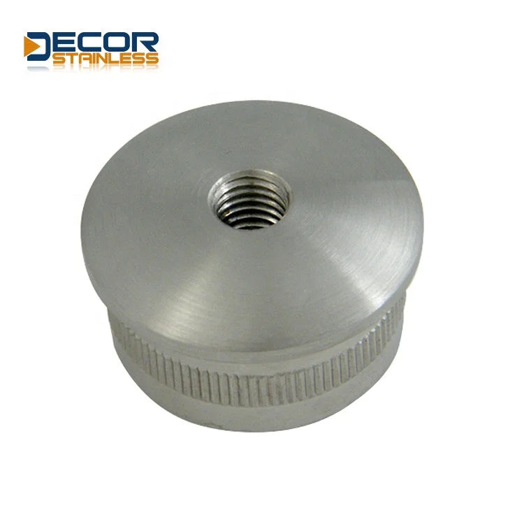 Good Corrosion Resistance Supplier 304/316 Stainless Steel End Cap With Self Grip and Thread Hole