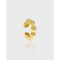 925 Sterling Silver Bead Clip on Earrings Non-piercing 18K Gold Earrings Women Fashion Jewelry Ear Cuff Earrings