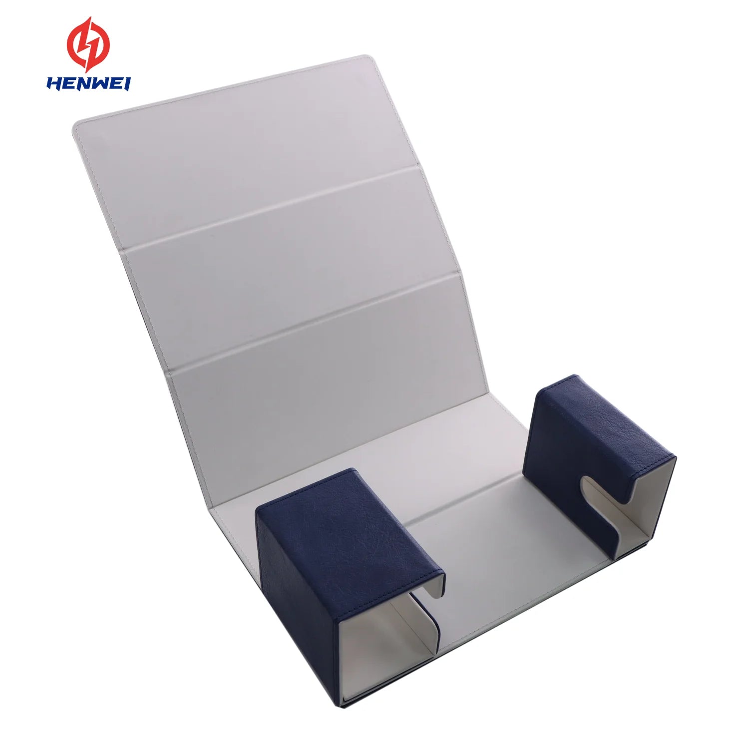 Matte Set Board Game Flip Card Box Full Cover PU Leather Colorful Trading Card Box