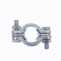 Hose Clamp Finish 3-4cm/1.2-1.6in Adjustable Galvanized Pipe Clip for All Pipe Louver Ring