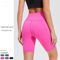 MAYYOUNG Custom Logo Women's Gym Shorts High Waist Scrunch Butt Yoga Fitness Leggings Sporty Biker Style Wholesale Worsted