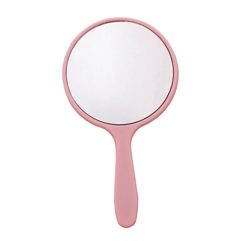Mini Vanity Round Hand Held Makeup Mirror Portable Small Handheld Make up Mirror Compact Pocket Mirrors