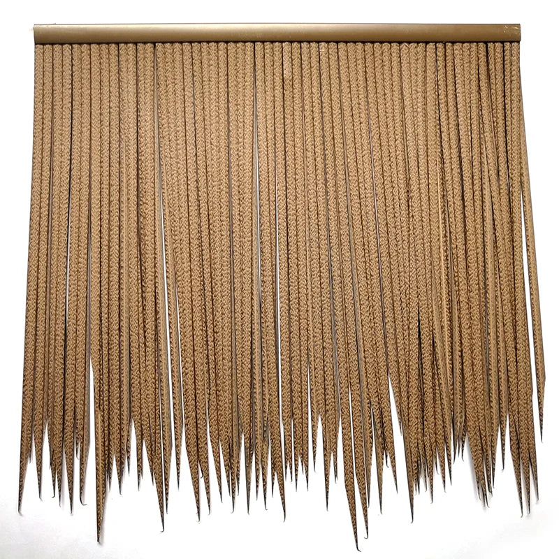 New Design Fireproof Fireproof Synthetic Pvc Thatch Roof Made in China