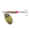 Wholesale SP059 7cm 8.8g Artificial Metal Hard Spinner Baits Spoon Fishing Lures