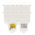 Office Decoration Sublimation Blanks Wall Hanging  Display Linen Banners for Enamel Pins Badges Collection