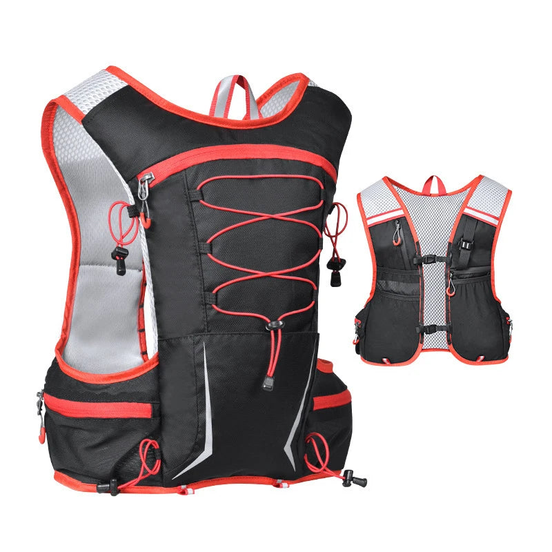 Kingho Customized Logo Portable Eco-friendly Polyester Outdoor Trail Sports Running Hydration Vest Backpack Water Bladder for