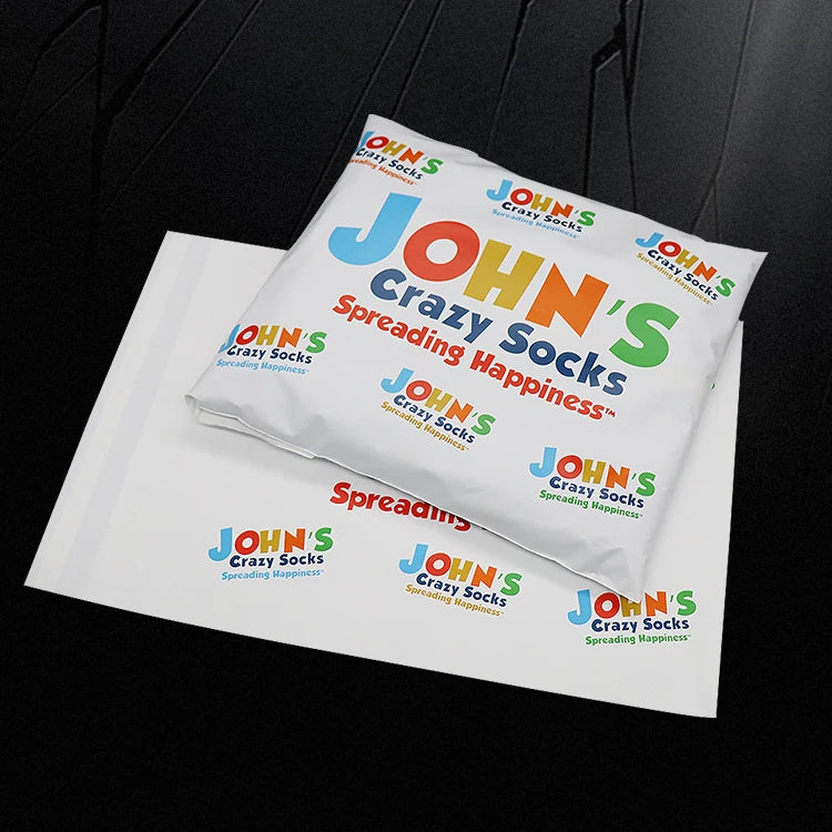 Polybag Custom Design Expandable Poly Mailers Bag for Shoes Shipping Reusable Eco-Friendly Sustainable Packaging Pink Clear Poly