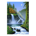 Ever Moment Diamond Painting Waterfall Landscape Resin Full Square Embroidery Mosaic Drill Handmade Living Decoration S2F2547