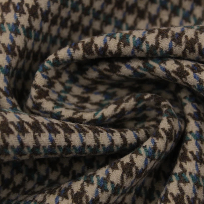 High Quality Winter Wool Warm Yarn Dyed Plaid Fabric for Suit Pants