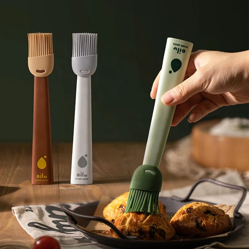 Food Grade Silicone BBQ Oil Brush for Home Bakery Use DIY Cake Butter Baking Brushes Kitchen Cooking Barbecue Accessories Tools
