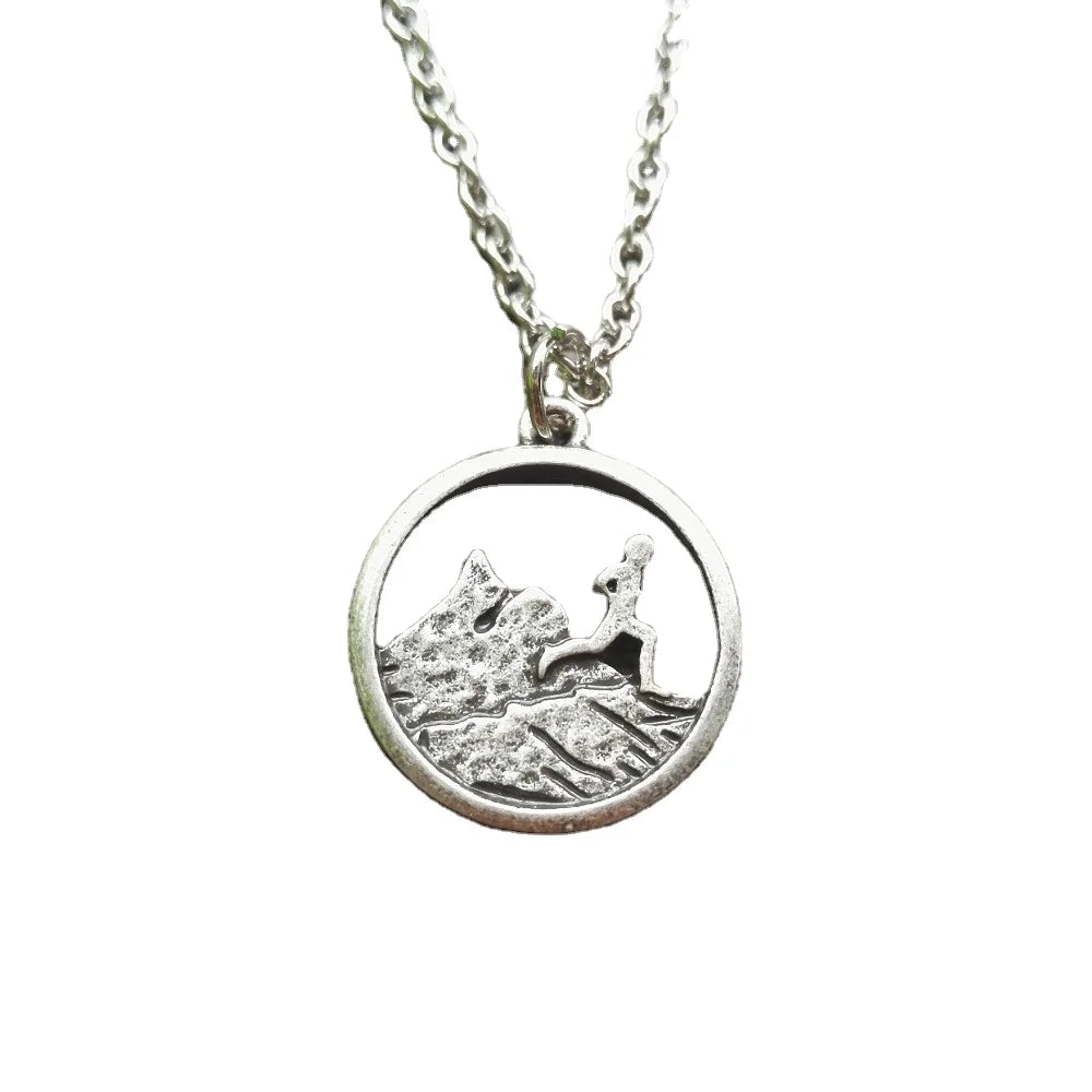 Runner Boy Charm Mountains Running Pendant Trail Running Outdoors Nature Hiking Comping Jewelry