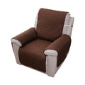 600201 Non-Slip Recliner Chair Cover Sofa Slipcover Washable Pet Cover for Small Recliner Chair with Elastic Straps