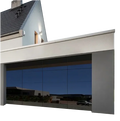 Top Manufacturer 5 Years Warranty Automatic Garage Door Prices 16x7/12x7 Modern Glass Waterproof Stainless Steel Aluminum Alloy