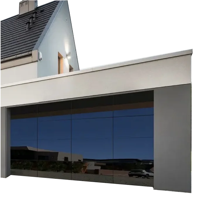 Top Manufacturer 5 Years Warranty Automatic Garage Door Prices 16x7/12x7 Modern Glass Waterproof Stainless Steel Aluminum Alloy