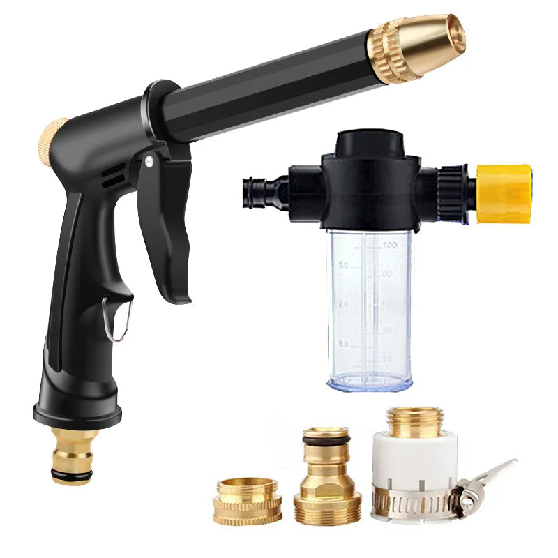 High Pressure Spray Water Gun Washing Garden Watering Sprinkler Car Cleaning Wash Tool Kit Auto Washer Guns Water Gun Foam Lance