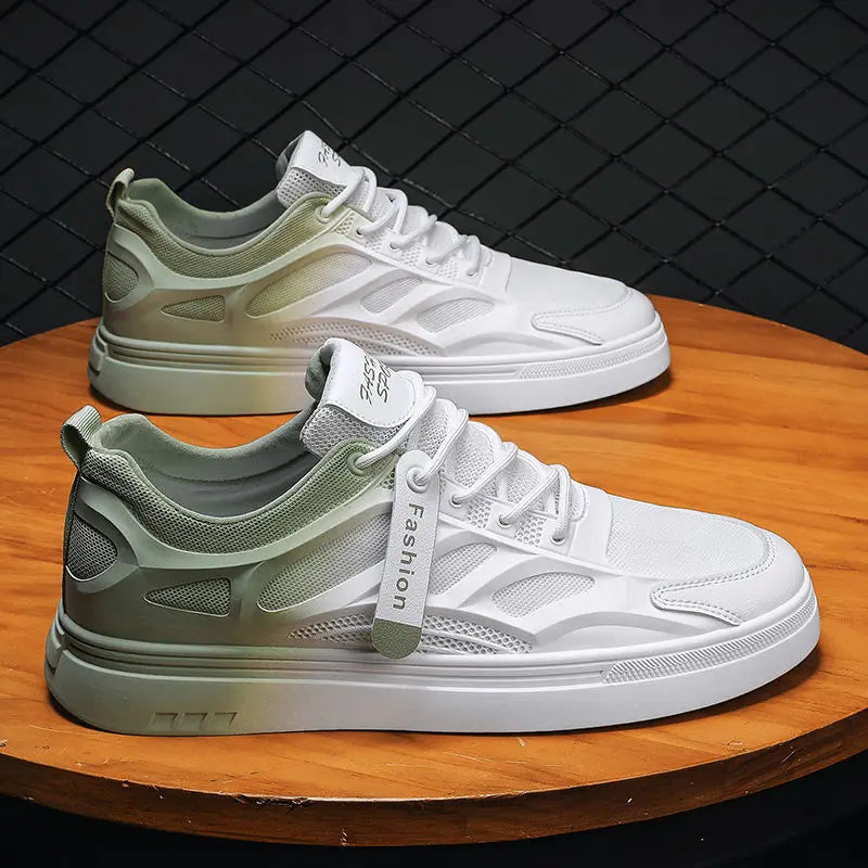New Men's Shoes Summer Breathable Lightweight Mesh Anti-odor Casual White Sneakers Versatile Athletic Fashion Shoes