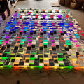 DMX Self-Propelled Disco Lights + Wall Washer + Handmade Mirrors: Event Decor Must-Haves