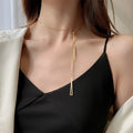 VKME Fashion 18K Gold Plated 316L Stainless Steel Necklace for Women Jewelry Wholesale