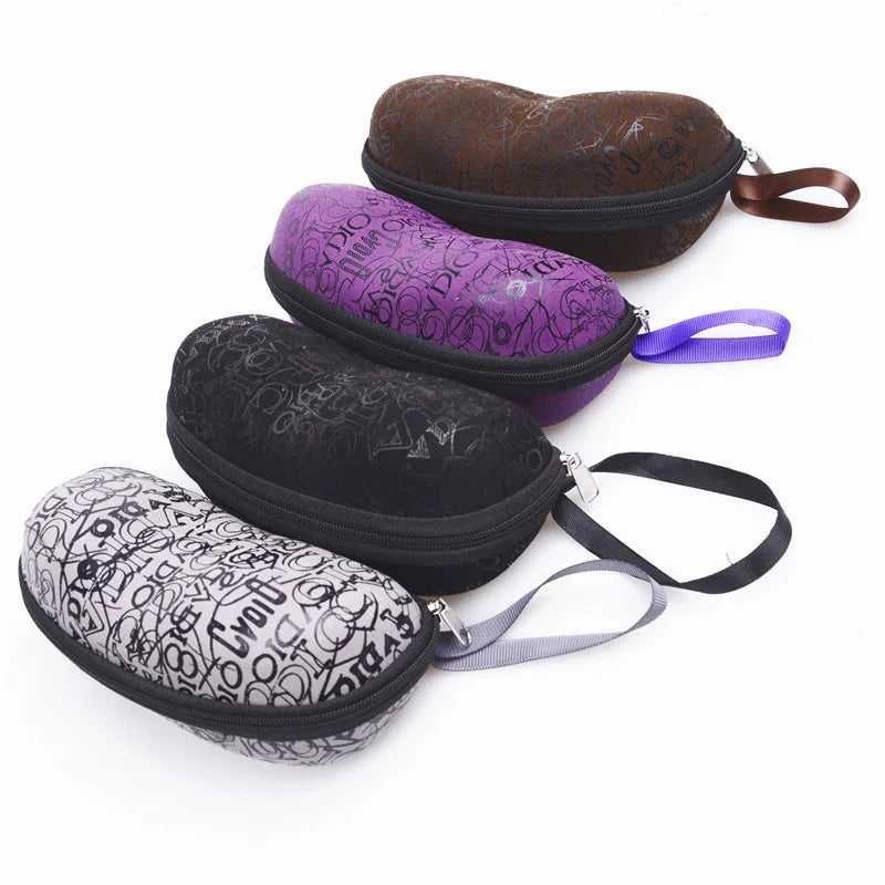 Fashion Luxury Sunglasses Case Black EVA Glasses Custom Logo Box