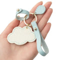 Creative Cute Key Chain Fob PU Leather Key Rings Pendant Backpack Ornaments Fashion Key Holder Charm Women Hang Bag Accessories