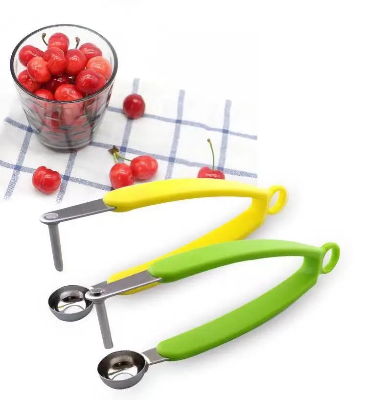 Multifunctional Stainless Steel Fruit Corer Red Date & Olive Pliers Cherry Pitter for Fruits Ceasen Home Kitchen Use