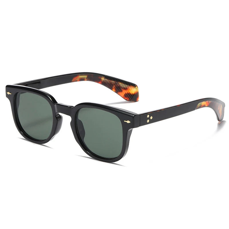 Retro Small Frame Sunglasses European Trend Street Photography Glasses Custom Logo Unisex White Cross-Border INS Niche Design