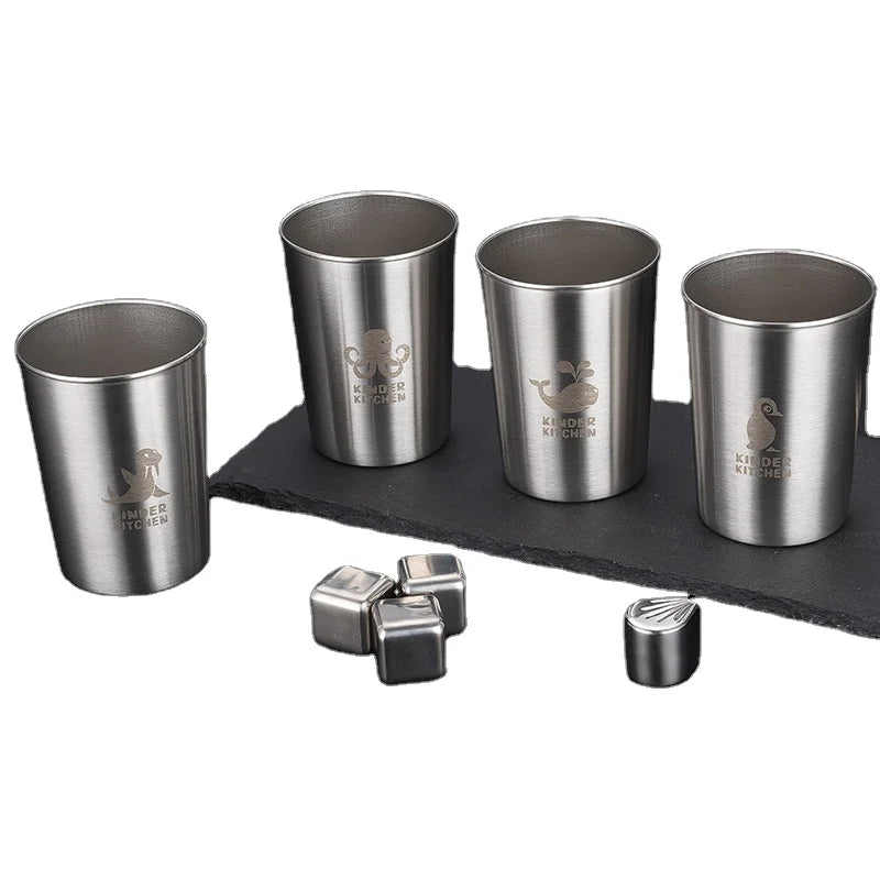 Hot Selling Custom Logo 18/8 Stainless Steel Vacuum Insulated Stay Cold Beer Pint Mug BPA-Free Boiling Safe Straw Eco-Friendly