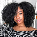 Wholesale 100% Brazilian Hair Short Machine Made Wig Afro Kinky Curly Wig Natural Color Virgin Human Hair Wigs for Black Women