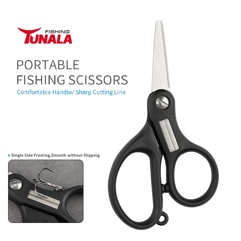 Tunala Fishing Accessory Fishing Pliers Scissor Braid Line Lure Cutter Hook Remover Tackle Tool Cutting  Fishing Scissors