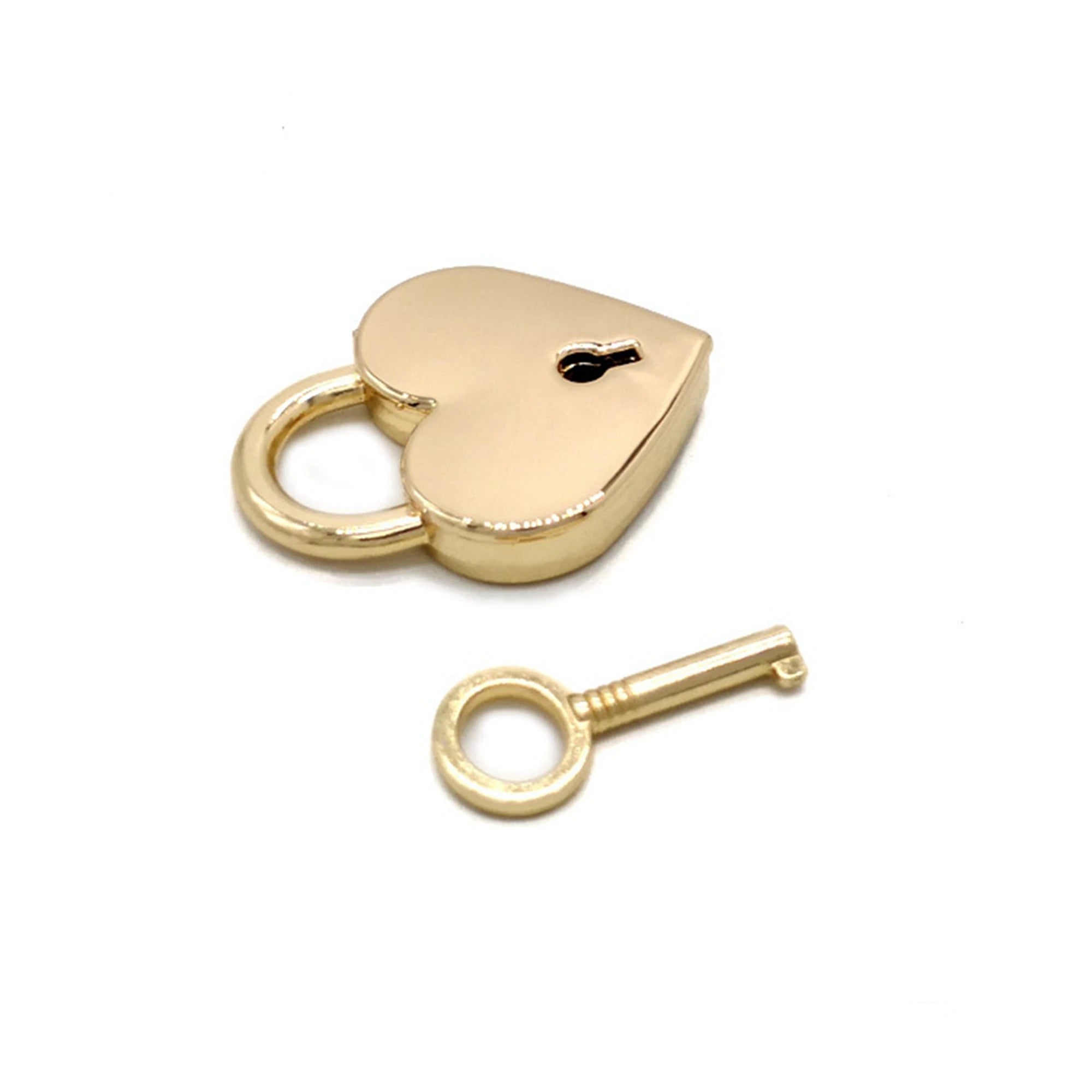 Hot Sale Heart-Shaped Metal Padlock Various Colors Bag Accessories Bag Parts & Accessories for Handbag