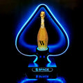 Party Supplies Nightclub Vip Bottle Service Presenter LED Ace of Spades Bottle Glorifier Display LED Champagne Bottle Presenter