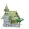 Baka Technology's New Product 33237 Linshui Hall Building Blocks Plastic Street Scene Series DIY Desktop Ornament & Toy