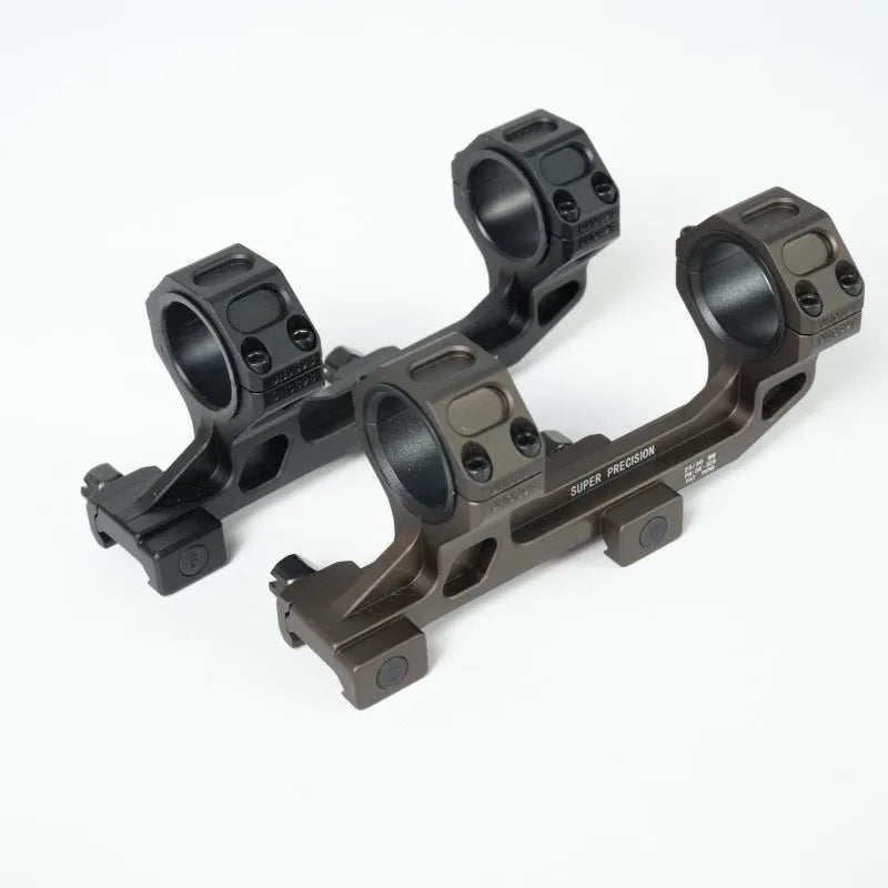 LWXC Tactical 25.4mm /30mm Tube Mount Metal One-piece Scope Low Mount Base Rings for 21mm