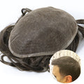 USA Market Man Hair Replacement Non-surgery 10x8" Welded Lace Hair Toupee
