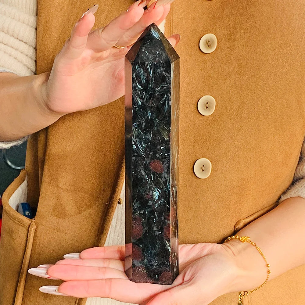 Wholesale Natural Crystal Firework Point Wand Spiritual Healing Stone Large Firework Towers for Decoration