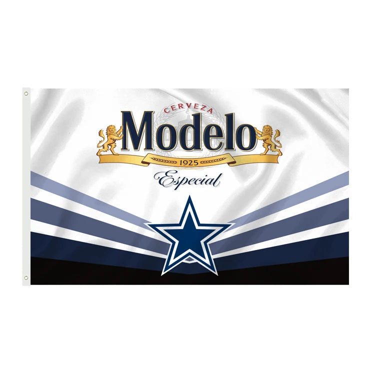 Custom 5x3FT 49ers Oakland Raiders COWBOYS Chiefs Chargers eagles Sugar Bone  Modelo nfl Football Flag