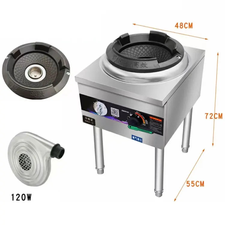 Lyroe High Performance Chinese Cooking Range Commercial Gas Stove