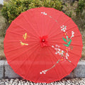 Custom Chinese Traditional Silk Wedding Umbrella Craft Parasol Dance Performance Classical Ceiling Decoration Photography Props